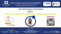 Webinar on Role of 5G in the enhanced communication of Wireless Sensor Networks 2023 Webinar Poster